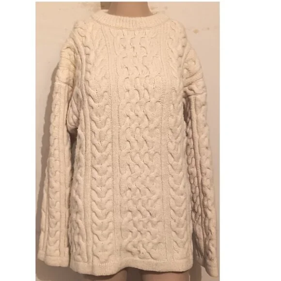 Doogan Wool and Silk Sweater Size Large - Picture 2 of 7